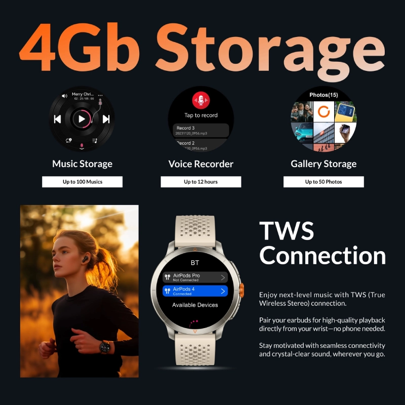 Glorimi GX Race Smart Watch